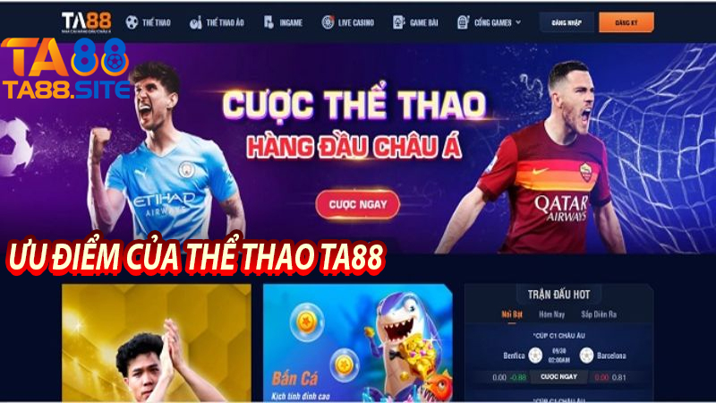 Ưu điểm của thể thao ta88